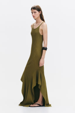 Vestido de punto con volantes - H&m фото 5