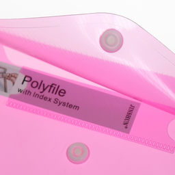 Цена за 12 шт. Папка-конверт на кнопке, А5, 180 мкм, вертикальная, рифлёная, с кармашком, МИКС