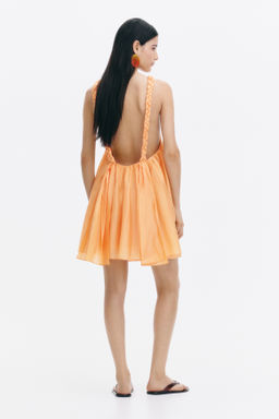 Minivestido con detalle trenzado - H&m фото 4
