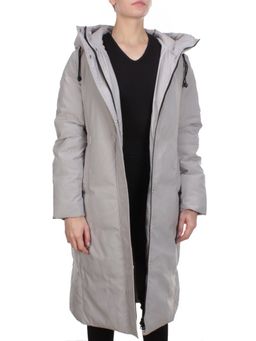 2233 BEIGE Пальто женское зимнее AKIDSEFRS (200 гр. холлофайбера) - Fashion фото 8