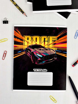 Тетрадь школьная ученическая, 24 л, клетка, арт. 66694/ 20 ОГНЕННАЯ ТАЧКА /А5+, мягкий переплёт (2 скобы), обложка - выборочный УФ-лак, мелованный картон 190 г/м?, Упаковка Ассорти/