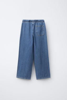 WIDE-LEG JEANS WITH DRAWSTRINGS - Zara фото 2