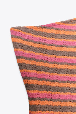 STRIPED JACQUARD MIDI DRESS - Zara фото 6