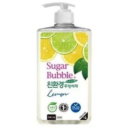 LION Средство для мытья посуды экологичное "Sugar Bubble" лимон, 940 мл. 940мл