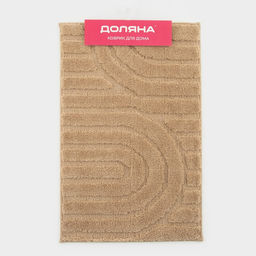 Коврик Доляна Валенсия, 50?80 см, бежевый  фото 6