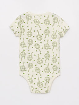 Bisiklet Yaka Bask?l? Erkek Bebek ??t??tl? Body - Waikiki фото 3