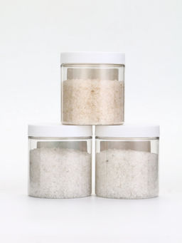 Соль для ванны, набор 3 шт х 200 г, мандарин, яблочный пунш, имбирное печенье, URAL LAB