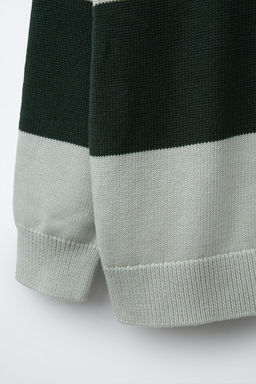 STRIPED KNIT POLO SHIRT - Zara фото 5