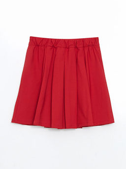 Beli Lastikli Pileli K?z ?ocuk Etek