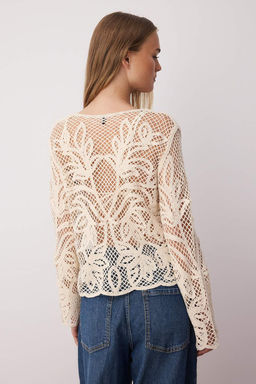 Tas Krose Detayl? Triko H?rka TWOSS25HI00016 - Trendyolmilla фото 4