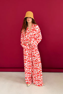 Блузка СЕТ113/02/Маки - M&G all natural фото 3