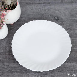 Тарелка 190 мм Классика белая / FLXP75 (WHITE) /уп 72/