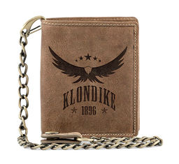 Бумажник с металлической цепочкой KLONDIKE 1896 коллекция ИСТОК | MAIN KD1018-02