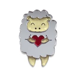 Брошь Овечка