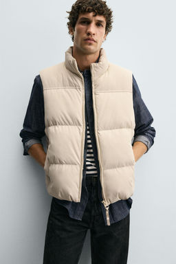 REGULAR FIT PADDED GILET - Zara фото 5