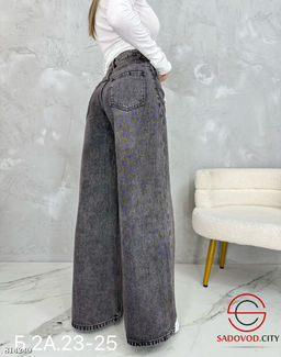 Джинсы широкие женские - Bruno фото 2