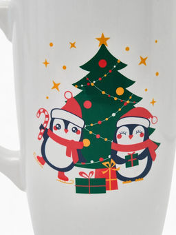 Кружка чайная новогодняя Пингвины, 530 мл