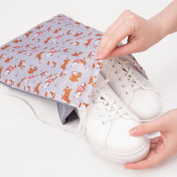 Мешок для обуви, отдел на шнурке, цвет серый - Simaland фото 4