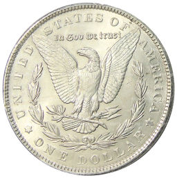 1 доллар 1890 года США Доллар Моргана