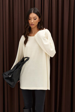 Джемпер Annette А998 из трикотажа молочный - Annete фото 2