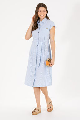 U. S. Polo Assn Женское синее тканое платье - U.s. polo assn фото 11