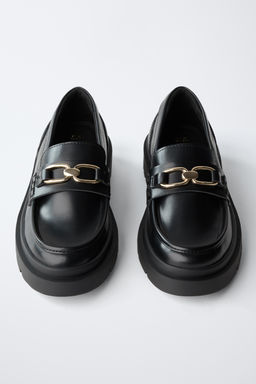BUCKLE DETAIL LOAFERS - Zara фото 4