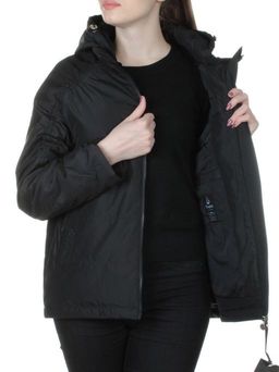 9136 BLACK Куртка демисезонная женская Kapre - Фабричный китай фото 7
