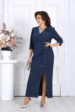 Платье Ninele 7515 синий фото 5