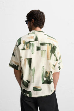 ABSTRACT PRINT SHIRT - Zara фото 3