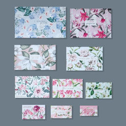 Набор подарочных коробок 10 в 1 Цветочный сад, 12 7 4 - 32.5 20 12.5 см - Дарите счастье фото 10