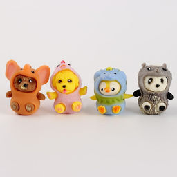 Антистресс сквиш мялка Funny toys «Зверята в костюмах», в пакете, с пастой