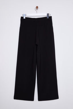 TRENDYOLMILLA Siyah Dusuk Bel Wide Leg/Genis Paca Dokuma Pantolon TWOSS25PL00025 фото 10