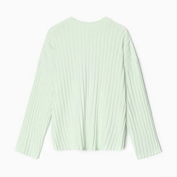 Джемпер женский вязаный MINAKU: Knitwear collection, цвет фисташковый, размер 42-44