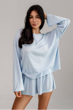 1506 БЕЛАЯ ПИЖАМА (РОМБ) - Karolina фото 6