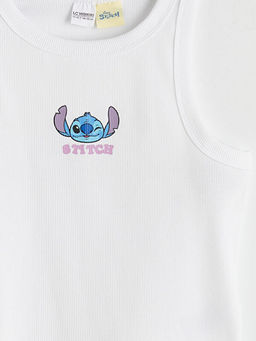 Bisiklet Yaka Stitch Bask?l? K?z ?ocuk Atlet
