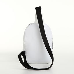 Сумка-слинг на молнии TEXTURA, наружный карман, белая