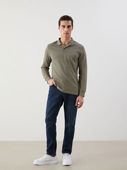 Polo Yaka Erkek Sweatshirt