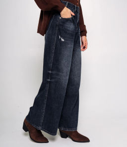 Джинсы #КТ5206 (2), тёмно-синий - Dommod фото 3