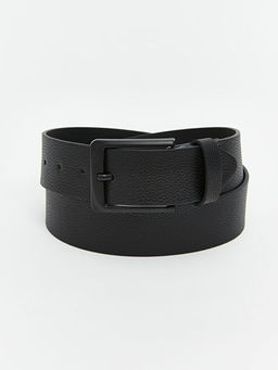 Deri G?r?n?ml? Erkek Kemer