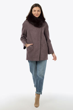 Мех натуральный (песец) Пальто утепленное Термофинн 100 г - El podio фото 3