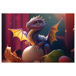 Puzzle ТРИ СОВЫ 160 элементов "Дракончик" (ПК160_54609)