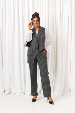 Костюм Beautiful Free 6422 полоска серая