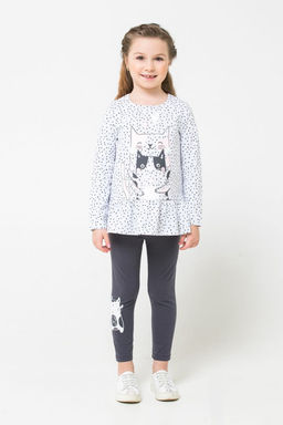 К 2714/св.серый меланж+темно-серый к1252, комплект