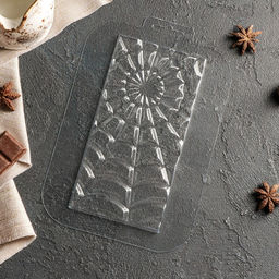 Форма для шоколада Плитка Лучи Добра, 17?8,5?0,8 см, пластик, прозрачная - Simaland фото 2