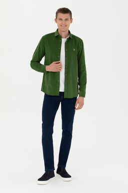 Брюки джинсовые U. S. Polo Assn темно-синие из хлопка - U.s. polo assn фото 15