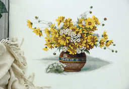 Набор для вышивания PANNA C-7160 Букет с желтыми цветами 38 х 31 см