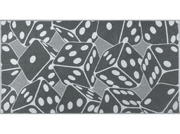 Полотенце махровое 6с102.413ж1 Кости (графит) 81х160см