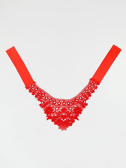 Карнавальный набор «Девица-красавица»: воротник, баска с клубникой