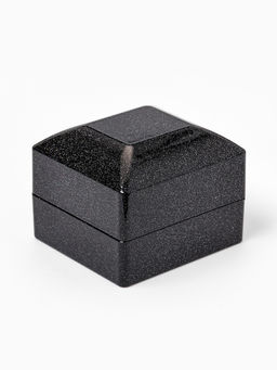 Футляр с подсветкой для кольца «Романтика», 5.8×6.3×5 см, чёрный