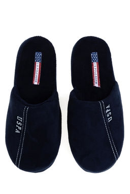 Мужские темно -синие домики тапочки Неожиданная скидка в корзине - U.s. polo assn фото 6